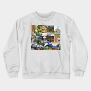 vermont aesthetic collage Crewneck Sweatshirt